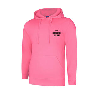 <b>Men's</b> Heavyweight Cotton Hoodie <b>White</b> <b>Fleece</b> Printed Solid Pattern Embroidered Techniques Winter Factory Price Wholesale - Product Image 2