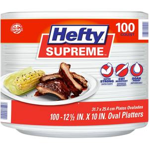 Hefty Supreme 12-1/2 pulgadas Platos Ovalados Paquete de 100 Unidades - Product Image 6