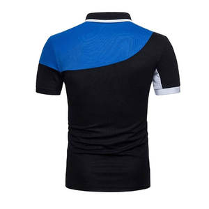 Verano nuevo diseño hombres Casual sólido transpirable gimnasio desgaste para Polo logotipo personalizado manga corta bajo MOQ impreso técnicas - Product Image 3