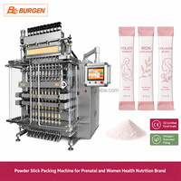 Machine automatique de conditionnement en sachets stick pour poudre, 4 à 12 voies, CE, qualité alimentaire, pour la santé des femmes, la nutrition prénatale, avec remplissage d'azote et précision de 1 %