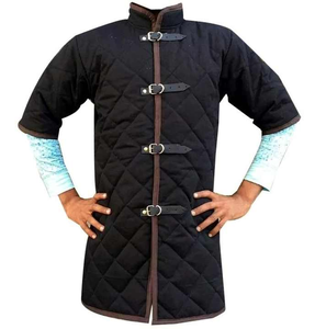 เสื้อโค้ท Gambeson สำหรับทุกเพศ, เสื้อแจ็คเก็ตแขนสั้นวินเทจ100% เกราะหนาผ้าฝ้ายสำหรับใส่เป็นคอสเพลย์ - Product Image 2