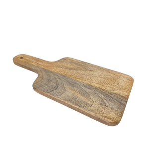 Planche à découper rectangulaire en bois d'acacia, planche de service de couleur naturelle pour les hôtels, les restaurants et les fournitures de mariage - Product Image 5