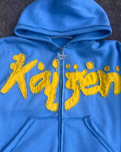 Sweats à capuche surdimensionnés personnalisés lavés à l'acide pour hommes Style Vintage basique pulls à capuche pour hommes - Product Image 6