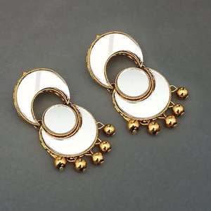 Urthn <b>Fashion</b> <b>Chandelier</b> <b>Earrings</b> 1314103 Mirror Dangler Elegant Statement Jewelry - Product Image 1