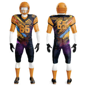 Tenues de football américain grande taille très demandées, personnalisables, respirantes, séchage rapide, en Spandex/Polyester, pour l'été et les équipes - Product Image 5