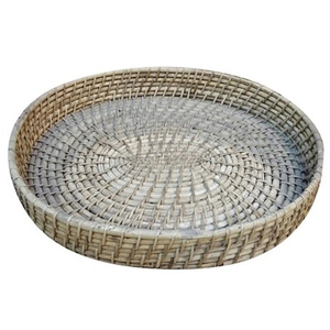 Vente en gros de vaisselle et d'ustensiles de cuisine en rotin naturel, paniers de rangement ronds en rotin de haute qualité, sans danger pour les aliments, meilleur prix - Product Image 4
