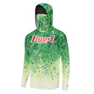 UPF50 + Cool Stressfulness Aire acondicionado Protección solar Manga larga Trabajo Pesca Ropa OEM Custom UV Protección solar - Product Image 4