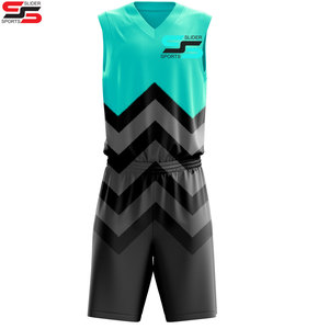 Uniformes de basket-ball personnalisés pour votre propre équipe Ensemble de maillots de basket-ball réversibles 100% polyester respirant - Product Image 5