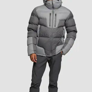 Vestes à la mode bouffantes taille plus avec logo personnalisé vente en gros de vestes bouffantes pour hommes - Product Image 5