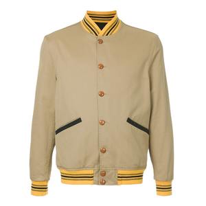 Chaquetas de bombardero de béisbol de diseño personalizado para hombre, chaqueta universitaria de lona de alta calidad con estilo de botón disponible en todos los tamaños - Product Image 6