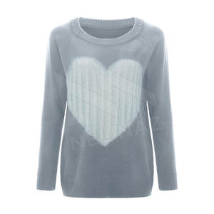 Meilleure qualité personnalisée en usine col rond hiver chaud hommes pull de créateur tricot Jacquard respirant grande taille pull fourrure - Product Image 2