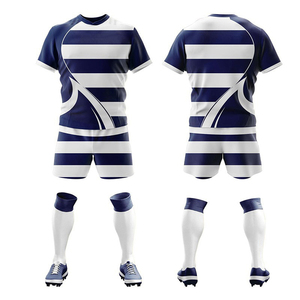 Usine directement vente professionnel Rugby uniforme de haute qualité personnalisé en gros sublimation imprimé Rugby uniforme ensemble - Product Image 5