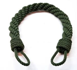 Thick <b>Dark</b> <b>Green</b> Cotton Rope <b>Curtain</b> Tieback: Shabby Chic Nautical Decor - Product Image 3