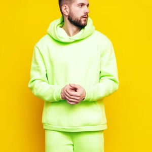 Custom Plain Hoodies Hombres 100% Algodón Pullover Street Wear Oversized Vintage Hoodie - Product Image 6