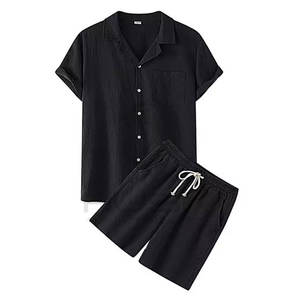 Custom Fashion Polo T Shirt Set Summer 2 Piece Tracksuit <b>Suit</b> Polo T Shirt and <b>Short</b> Set Men's Casual T-shirt Tracksuit - Product Image 6