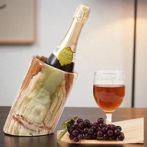 Luxury Marble Wine Bottle Holder for Home <b>Garden</b> Bedroom Living Room Guest Room Dining <b>Table</b> Etc. for Ice Buckets Beverage Tubs - Product Image 3