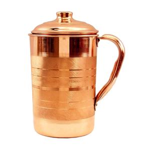 Gobelet élégant en métal de cuivre fabriqué à la main avec surface lisse et style antique parfait pour la consommation quotidienne d'eau ayurvédique - Product Image 6