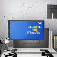 Moniteur LCD industriel à écran tactile capacitif, cadre ouvert, montage VESA, rétroéclairage LED, moniteur industriel pour équipement, moniteur durable