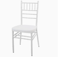 Chaise en bambou pour mariages, banquets et événements, sac souple, chaise en fer et métal, chaise d'église de mariage dorée, vente en gros directe d'usine