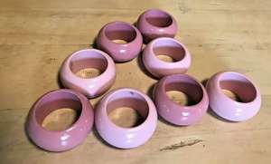 ห่วงรัดผ้าเช็ดปากทำจากเรซินผิวเรียบสำหรับตกแต่งโต๊ะให้เข้ากับงานแต่งงานและงานเลี้ยงตามเทศกาล - Product Image 2