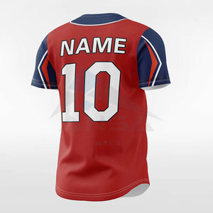 เสื้อเบสบอลพิมพ์ลายใหม่ล่าสุด เสื้อทีมซอฟต์บอลพร้อมชื่อผู้เล่น เสื้อยืดเบสบอลแขนสั้น - Product Image 4