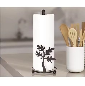 ที่ใส่กระดาษทิชชู่โลหะสีดำสำหรับตกแต่งบ้านโต๊ะในครัวแบบยืน - Product Image 1