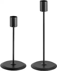 Metal Craft Iron <b>Black</b> Desktop <b>Candlestick</b> Living Room Decoration Small Candle Holders Simple Fashion Candle Light Mold - Product Image 2