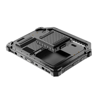 Tablette robuste Windows Cenava 13,3 pouces avec deux batteries amovibles, poignée pliable, indice de protection IP65, tablette industrielle portable pour l'extérieur
