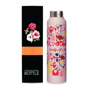 Baby Pink Color <b>Sipper</b> Water <b>Bottle</b> Top Selling Standard Size Multi Gifting Option Available Return Gift for Anniversary - Product Image 5