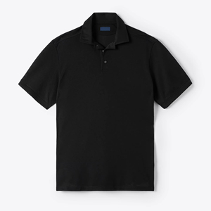 Vente en gros de polos personnalisés pour hommes T-shirt polo vierge uni en coton avec logo brodé OEM prix d'usine - Product Image 5