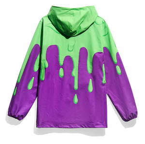 Chaqueta de bombardero con estampado de sublimación de poliéster 100% de la mejor calidad, servicio OEM, cuello de lona con capucha, decoración de bolsillo recubierta - Product Image 4