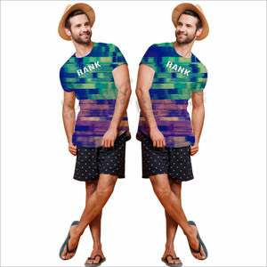 เสื้อยืดผู้ชายทรงหลวมคุณภาพสูงสไตล์ใหม่ ผ้าฝ้าย 100% เสื้อยืดผู้ชายขายดี พิมพ์ลายแบบซับลิเมชั่น - Product Image 3