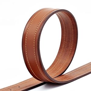 Turc fait à la main de haute qualité Tan vache peau en cuir véritable hommes ceinture décontracté mode luxe personnalisé longueur réglable 3.5CM largeur - Product Image 4