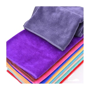 Serviette de nettoyage de voiture en coton doux de haute qualité Super absorbant à séchage rapide Technics tricotés Logo personnalisable prix de gros bon marché - Product Image 1
