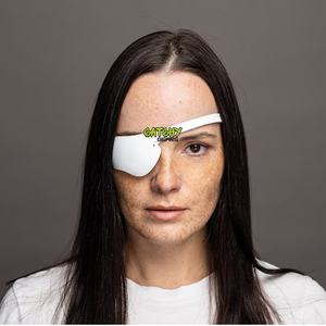 แผ่นปิดตาสำหรับตาขวาและซ้ายแผ่นปิดตาขี้เกียจสำหรับ3D ทางการแพทย์แผ่นปิดตาหนังทำด้วยมือ - Product Image 1