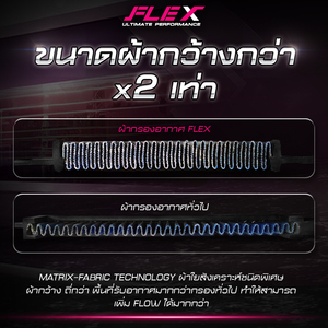 ไส้กรองอากาศ FLEX SUPERBIKE สำหรับรถจักรยานยนต์ - ติดตั้งง่าย ล้างทำความสะอาดได้ รับประกัน 1 ปี ผลิตภัณฑ์จากประเทศไทย - Product Image 4