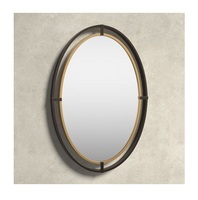 Miroir mural encadré en bois d'acacia et de mangue, style Art déco moderne, taille et forme personnalisables, haute qualité, décoration de Noël pour la maison