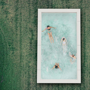 <span class=keywords><strong>Piscine</strong></span> hors sol chauffée <span class=keywords><strong>en</strong></span> rotin tressé moderne pour enfants <span class=keywords><strong>et</strong></span> famille, jacuzzi extérieur - Product Image 3