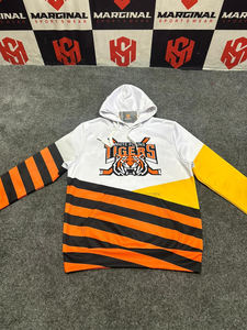 Breathable Eco-Friendly Windproof Polyester/Cotton Winter High Quality <b>Men</b> Sublimation Digital Printing <b>Fleece</b> Pullover Hoodies - Product Image 2