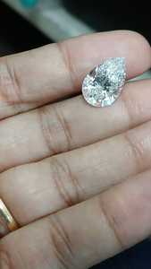 Diamant cultivé en laboratoire CVD VS1 D E clarté taille poire diamants cultivés en laboratoire 1ct à 5ct diamants cultivés en laboratoire en vrac fabrication en Inde - Product Image 4