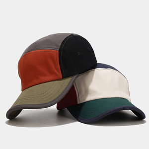 New Best Design Custom 5-Panel Sporty <b>Baseball</b> <b>Caps</b> for Men Unisex Hand Embroidery Breathable Waterproof 100% Cotton Fitted - Product Image 1