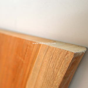 Tablero de Mesa de Comedor Cuadrado de Madera de Teca, Diseño Moderno, Estilo Panel, Muebles de Comedor - Product Image 6