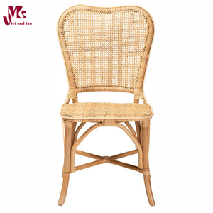 New Design Handwicker <b>Rattan</b> Dining <b>Chair</b> Elegant Furniture for Kitchen Boho Style Wholesale From Vietnam Artisans - Product Image 5