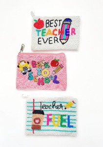 Porte-monnaie élégant en perles, porte-monnaie arc-en-ciel pour femmes et filles - Product Image 4
