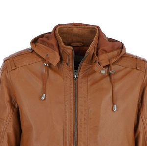 Veste en cuir pour hommes Qualité supérieure Poids lourd à capuche Professionnel Best-seller Prix raisonnable Meilleures ventes - Product Image 5