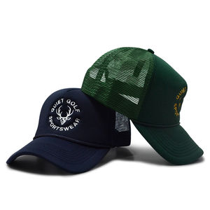 Custom Embroidery Logo Denim 100% Cotton 6-panel <b>Waterproof</b> Trucker Baseball <b>Caps</b> Snapback Sports <b>Caps</b> for Adults - Product Image 4