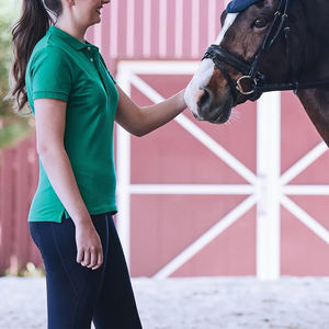 OEM poliéster Spandex montar apretado logotipo personalizado ropa ecuestre pantalones de montar a caballo pantalones de las mujeres - Product Image 5