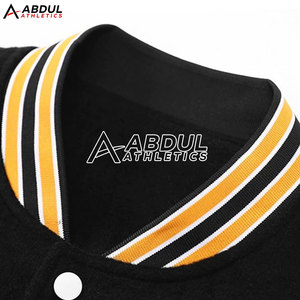 Qualité supérieure Logo personnalisé Veste Letterman Vêtements de mode Veste d'hiver à manches longues - Product Image 3