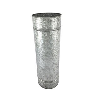 <b>Set</b> of <b>3</b> Galvanized Long Flower <b>Vase</b> Oxodise Finishing Standard Size Farmhouse Metal Flower <b>Vase</b> for Home and Table Decor - Product Image 2