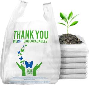 T-shirt imprimé personnalisé sac en plastique shopping sacs de transport en plastique pour supermarché à vendre bon prix meilleur service prêt à l'exportation - Product Image 2